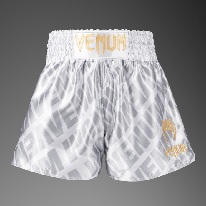 Шорти -Venum x Contender XT Muay Thai Shorts – White/Silver​